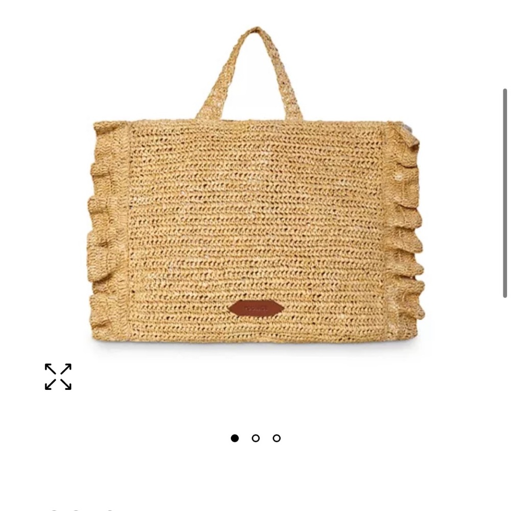 Poolside Raffia tote Sogno tote large